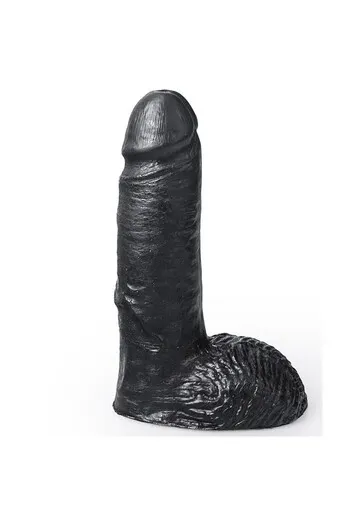 HUNG SYSTEM Realistic Dong Black CESAR 19 cm