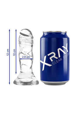 X RAY Clear Transparent Dildo 12 cm x 2.6 cm