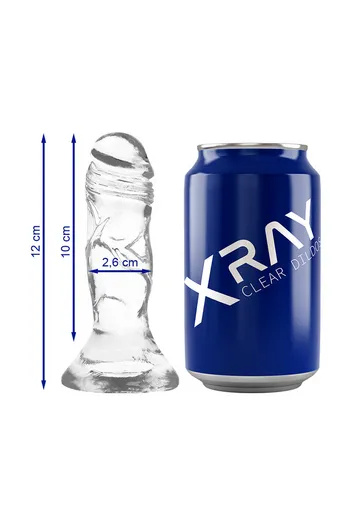 X RAY Clear Transparent Dildo 12 cm x 2.6 cm
