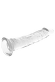 X RAY Dildo Trasparente Clear 21 cm x 4 cm