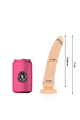 DELTACLUB Dildo Realistico in Silicone Medicale 17 cm x 3 cm