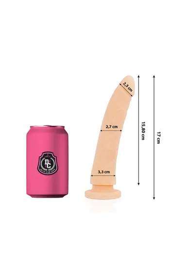 DELTACLUB Dildo Realistico in Silicone Medicale 17 cm x 3 cm