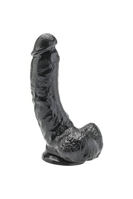 GET REAL Dildo 20.5 cm with Balls Black