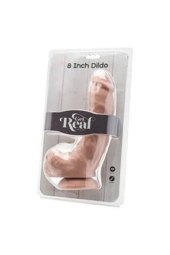 GET REAL Dildo 20.5 cm with Balls Skin