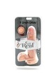 GET REAL - Dual Density Dildo 12 cm with Natural Balls