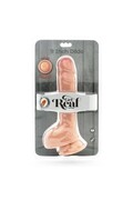 GET REAL - Dildo a Doppia Densità 25,5 cm con Testicoli Naturali