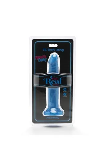GET REAL - HAPPY DICKS Dildo 19 cm Blu