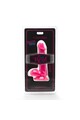 Happy Dicks Dildo 12 cm with Pink Balls