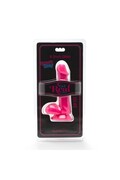 Dildo Happy Dicks 12 cm con Testicoli Rosa