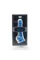 GET REAL - Happy Dicks 19 cm Dildo con testicoli blu