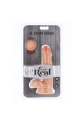 GET REAL - Dildo a Doppia Densità 17 cm con Testicoli Naturali