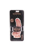 GET REAL - Dildo in Silicone 18 cm con Testicoli Naturali