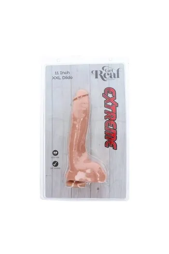 GET REAL Extreme XXL Dildo 28 cm Natural