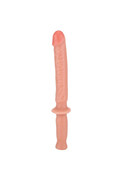 Dildo GET REAL con Manico a Bastone da Poliziotto 38 cm Naturale
