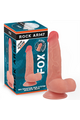 ROCK ARMY FOX Dildo Realistico in Silicone Liquido Doppia Densità 19 cm x 3.2 cm
