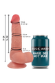 ROCK ARMY FOX Dildo Realistico in Silicone Liquido Doppia Densità 19 cm x 3.2 cm