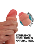 ROCKARMY Ranger Dildo Realistico in Silicone Liquido a Doppia Densità 22 cm x 3.6 cm