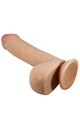 PRETTY LOVE Realistic Dildo with Sliding Skin and Suction Cup 23.4 cm