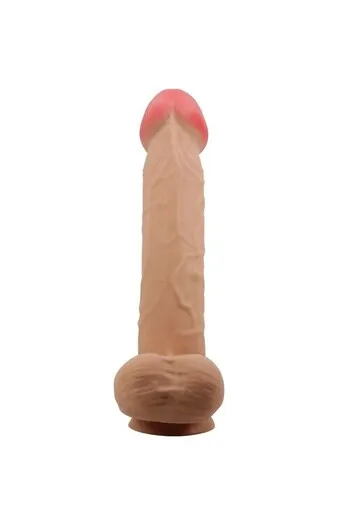 PRETTY LOVE - Dildo Realistico Serie Pelle Scorrevole con Ventosa 26 cm