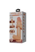 PRETTY LOVE - Dildo Realistico Serie Pelle Scorrevole con Ventosa 26 cm