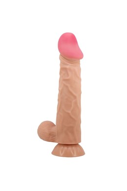 PRETTY LOVE HIGH GRADE Sliding Skin Series Realistic Dildo with Suction Cup, 24 cm