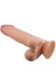 PRETTY LOVE HIGH GRADE Sliding Skin Series Realistic Dildo with Suction Cup, 24 cm