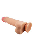 Pretty Love Dildo Realistico con Ventosa e Pelle Scorrevole, 21,8 cm