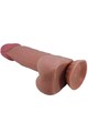 Pretty Love Sliding Skin Series Realistic Dildo with Suction Cup, 21.8 cm
