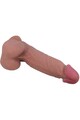 Pretty Love Sliding Skin Series Realistic Dildo with Suction Cup, 21.8 cm