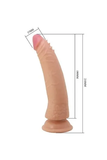 PRETTY LOVE FLIRTATION Kable Super Realistic Dildo 21 cm Flesh Model 2