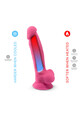 SILEXD Modello 1 Dildo Realistico Rosa che Brilla nel Buio 17,5 cm