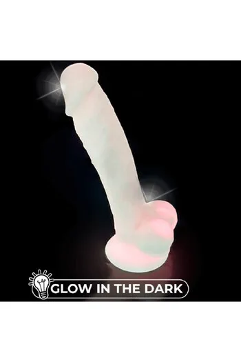 SILEXD Model 1 Realistic Dildo Glow in the Dark Pink 17.5 cm