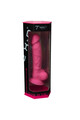 SILEXD Modello 1 Dildo Realistico Rosa che Brilla nel Buio 17,5 cm