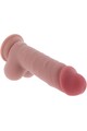 GET REAL Deluxe Realistic Dildo with Testicles Extra Thick 20 cm