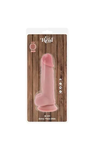 GET REAL - Deluxe Realistic Penis with Testicles Extra Thick 31 cm