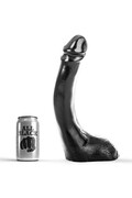 ALL BLACK Black Dildo 29 cm for Fisting