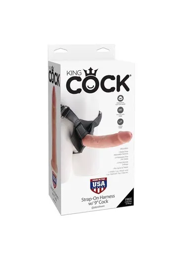 KING COCK Harness with Realistic Dildo 22.9 cm