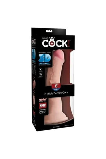 KING COCK PLUS Dildo Tripla Densità 21.6 cm
