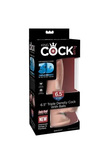 King Cock Triple Density Dildo 14 cm