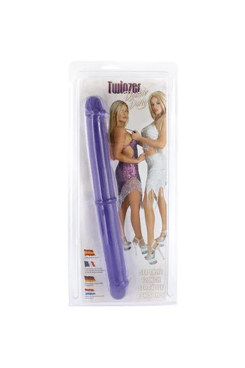 SEVEN CREATIONS Dildo Doppio Viola 30 cm