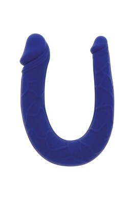 GET REAL Realistic Mini Double Dildo Blue