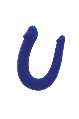 GET REAL Realistic Mini Double Dildo Blue