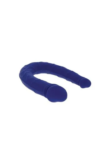 GET REAL Realistic Mini Double Dildo Blue