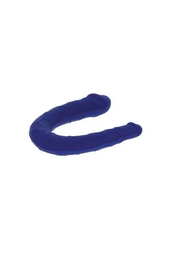 GET REAL Realistic Mini Double Dildo Blue