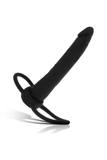 MYTHOLOGY - DILDO ANALE COBI ONYX CON ANELLO PER CAZZO E TESTICOLI 13 CM IN SILICONE