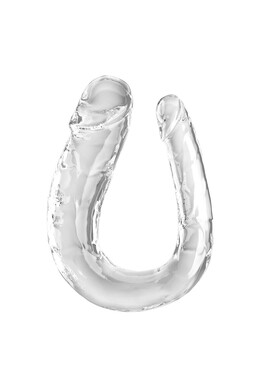 KING COCK Double Trouble Double Dildo 44 cm Clear