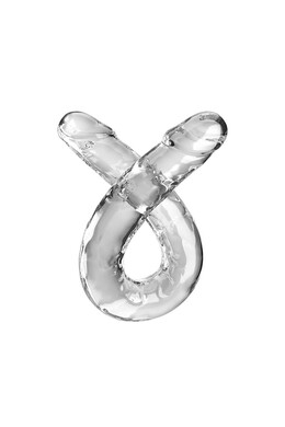 KING COCK Double Trouble Double Dildo 46 cm Clear