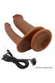 PRETTY LOVE HULBERT Double Realistic Dildo with Vibration Flesh Color