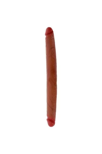 Get Real Skin Double Dildo with Foreskin by ToyJoy - Unmatched Realism