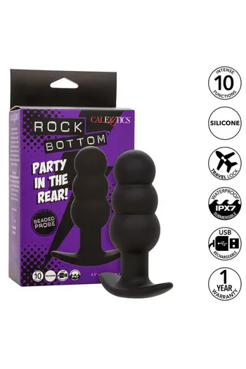 Rock Bottom Beaded Probe: Deep Stimulation & Intense Pleasure